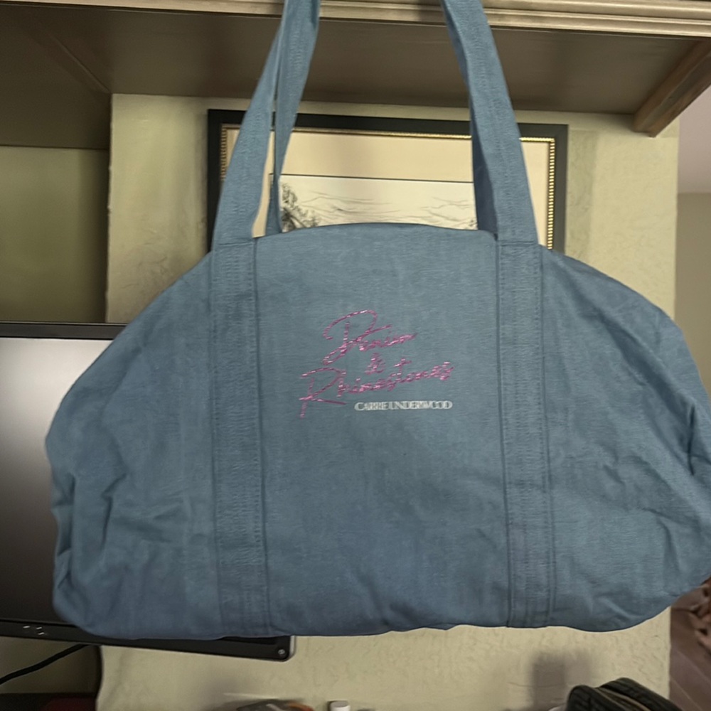Blue Denim Shoulder Bag